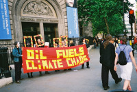 1st protest vs. BP at NPG (2003)